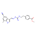 Methyl 4-(2-{N′-[(E)-[(5-Cyano-7-methyl-1H-indol-3-yl)methylidene]amino]carbamimidamido}ethyl)benzoate