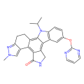 2‐Methyl‐11‐(1‐methylethyl)‐8‐(pyrimidin‐2‐yloxy)‐2,5,6,11,12,13‐hexahydro‐4H‐indazolo[5,4‐a]pyrrolo[3,4‐c]carbazol‐4‐one