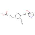methyl 4-[4-(2-{3-hydroxy-1-azabicyclo[2.2.2]octan-3-yl}ethynyl)-3-(prop-2-en-1-yl)phenyl]butanoate