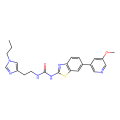 1-[6-(5-methoxypyridin-3-yl)-1,3-benzothiazol-2-yl]-3-[2-(1-propylimidazol-4-yl)ethyl]urea