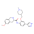 (3R)-6-methoxy-N-[2-[(1-methylpiperidin-4-yl)methoxy]-4-(1H-pyrazol-4-yl)phenyl]-1,2,3,4-tetrahydroisoquinoline-3-carboxamide