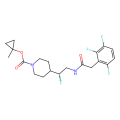 (1-methylcyclopropyl) 4-[(1S)-1-fluoro-2-[[2-(2,3,6-trifluorophenyl)acetyl]amino]ethyl]piperidine-1-carboxylate