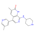 3-methyl-5-(5-methylpyridin-3-yl)-8-[(piperidin-4-yl)amino]-1,2-dihydro-1,7-naphthyridin-2-one