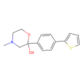 4-methyl-2-[4-(thiophen-2-yl)phenyl]morpholin-2-ol