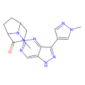 3-methyl-8-[3-(1-methylpyrazol-4-yl)-1H-pyrazolo[4,3-d]pyrimidin-5-yl]-3,8-diazabicyclo[3.2.1]octan-2-one