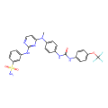 1-[4-[methyl-[2-(3-sulfamoylanilino)pyrimidin-4-yl]amino]phenyl]-3-[4-(trifluoromethoxy)phenyl]urea