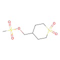 (1,1-dioxo-1λ⁶-thian-4-yl)methyl methanesulfonate