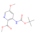 methyl 3-(tert-butoxycarbonylamino)-5-methoxy-pyridine-2-carboxylate