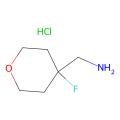 (4-fluorotetrahydropyran-4-yl)methanamine;hydrochloride