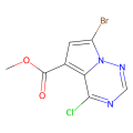 methyl 7-bromo-4-chloropyrrolo[2,1-f][1,2,4]triazine-5-carboxylate