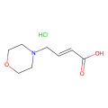 (E)-4-morpholinobut-2-enoic acid;hydrochloride