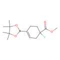 methyl 1-fluoro-4-(4,4,5,5-tetramethyl-1,3,2-dioxaborolan-2-yl)cyclohex-3-ene-1-carboxylate