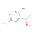 methyl 5-amino-2-methylsulfanyl-pyrimidine-4-carboxylate
