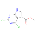 methyl 2,4-dichloro-7H-pyrrolo[2,3-d]pyrimidine-5-carboxylate