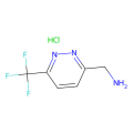 [6-(trifluoromethyl)pyridazin-3-yl]methanamine;hydrochloride