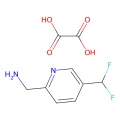 [5-(difluoromethyl)-2-pyridyl]methanamine;oxalic acid