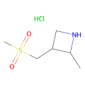 (2S,3S)-2-methyl-3-(methylsulfonylmethyl)azetidine;hydrochloride