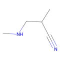 2-methyl-3-(methylamino)propanenitrile