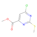 methyl 6-chloro-2-(methylsulfanyl)pyrimidine-4-carboxylate
