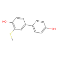 4-(4-hydroxyphenyl)-2-methylsulfanyl-phenol
