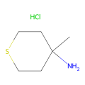 4-methyltetrahydrothiopyran-4-amine;hydrochloride