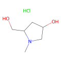 (3R,5S)-5-(hydroxymethyl)-1-methyl-pyrrolidin-3-ol;hydrochloride