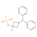 (1-benzhydryl-3-methyl-azetidin-3-yl) methanesulfonate