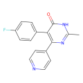 5-(4-fluorophenyl)-2-methyl-4-(4-pyridyl)-1H-pyrimidin-6-one