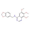 4-((3,4-(Methylenedioxy)benzyl)amino)-6,7,8-trimethoxyquinazoline