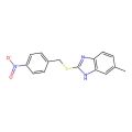 6-methyl-2-[(4-nitrophenyl)methylthio]-1H-benzimidazole