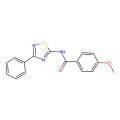 4-methoxy-N-(3-phenyl-1,2,4-thiadiazol-5-yl)benzamide