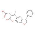 2-(5-Methyl-7-oxo-3-phenylfuro[3,2-g]chromen-6-yl)acetic acid