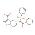 Methyl 5-[isonicotinoyl(phenylsulfonyl)amino]-2-methyl-1-benzofuran-3-carboxylate
