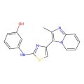 3-[[4-(2-Methylimidazo[1,2-a]pyridin-3-yl)-1,3-thiazol-2-yl]amino]phenol