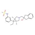 Methanesulfonamide, N-(3-(3-((2,3-dihydro-2-hydroxy-1H-inden-2-yl)methyl)-6-ethyl-3-azabicyclo(3.1.0)hex-6-yl)phenyl)-