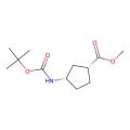 methyl cis-3-{[(tert-butoxy)carbonyl]amino}cyclopentane-1-carboxylate