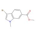 methyl 3-bromo-1-methyl-indole-6-carboxylate