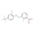 3-[[2-chloro-4-(trifluoromethyl)phenoxy]methyl]-2-fluoro-benzoic acid