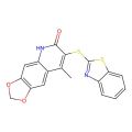 7-(1,3-benzothiazol-2-ylsulfanyl)-8-methyl-5H-[1,3]dioxolo[4,5-g]quinolin-6-one