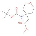 methyl 2-[4-(tert-butoxycarbonylamino)tetrahydropyran-4-yl]acetate