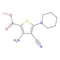 3-氨基-4-氰基-5-(哌啶-1-基)噻吩-2-羧酸甲酯