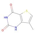 7-甲基噻吩并[3，2-d]嘧啶-2，4-二醇