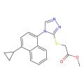 2-((4-(4-环丙基萘-1-基)-4H-1,2,4-三唑-3-基)硫代)乙酸甲酯