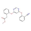 Methyl 2-(2-((6-(2-cyanophenoxy)pyrimidin-4-yl)oxy)phenyl)acetate