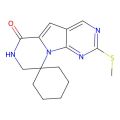 2'-(Methylthio)-7',8'-dihydro-6'H-spiro[cyclohexane-1,9'-pyrazino[1',2':1,5]pyrrolo[2,3-d]pyrimidin]-6'-one