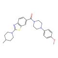 (4-(4-Methoxyphenyl)piperazin-1-yl)(2-(4-methylpiperidin-1-yl)benzo[d]thiazol-6-yl)methanone