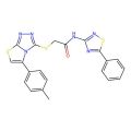 2-{[5-(4-methylphenyl)[1,3]thiazolo[2,3-c][1,2,4]triazol-3-yl]thio}-N-(5-phenyl-1,2,4-thiadiazol-3-yl)acetamide