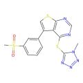 5-(3-Methylsulfonylphenyl)-4-[(1-methyl-5-tetrazolyl)thio]thieno[2,3-d]pyrimidine