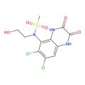 N-(6,7-dichloro-2,3-dioxo-1,4-dihydroquinoxalin-5-yl)-N-(2-hydroxyethyl)methanesulfonamide