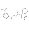 2-(3-Nitrophenyl)-2-oxoethyl 2-methylquinoline-4-carboxylate
